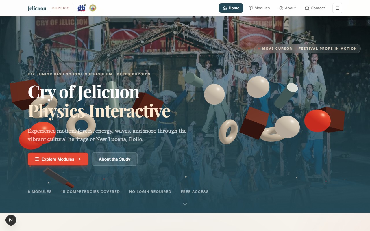 Cry of Jelicuon — Physics Platform